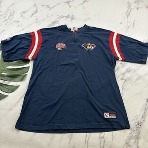Dupont Nascar Jeff Gordon Mens Vintage Tee Size XL Embroidered Blue Red Shirt